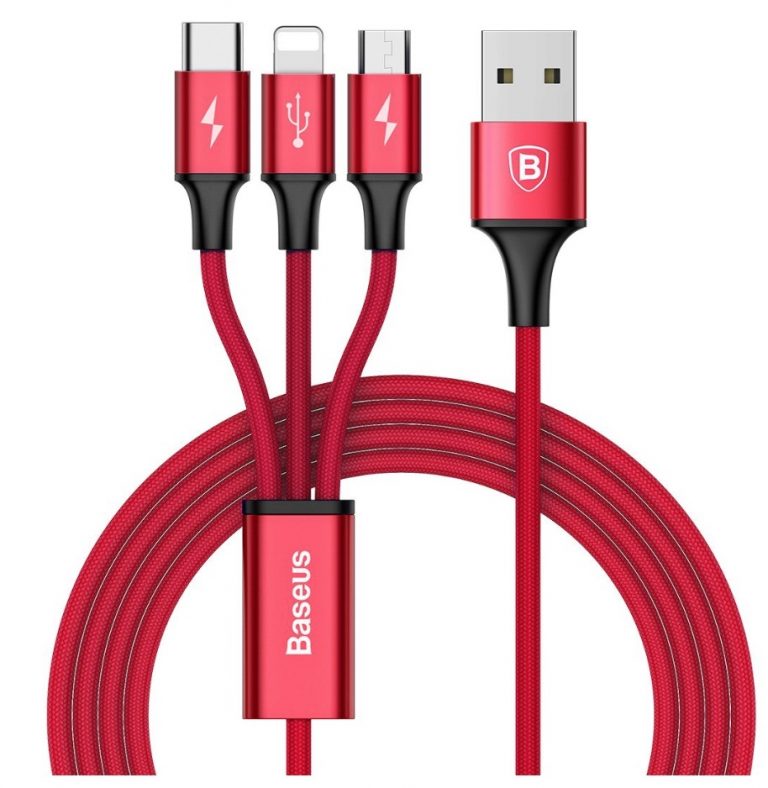 【レビュー】iPhone REDに おすすめの赤い充電ケーブル 3in1 Pleasure!!